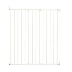 BabyDan Scandinavian Pet Design Streamline Extra Tall 42 Inch Animal Pet Safety Gate, White (2 Pack)