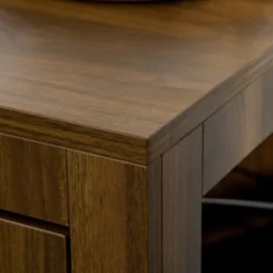 PawHut Dog Crate Furniture With Soft Cushion, Dog Crate End Table With Rattan Decoration, Dog Kennel Furniture Indoors, Walnut -PawHut Store GUEST 75a36966 1a55 49e2 84e7 6b77ca4f8f4f