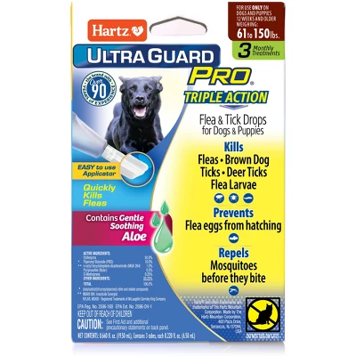 Hartz UltraGuard Pro Flea And Tick Treatment Drops For Dogs And Puppies - 3ct 7 Hartz UltraGuard Pro Flea And Tick Treatment Drops For Dogs And Puppies - 3ct - Image 7