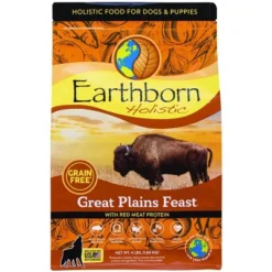 Earthborn Holistic Great Plains Feast Grain-Free Natural Dry Dog Food - 4 Lbs
