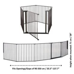 Scandinavian Pet Design Pet Flex System Wall Mounted At Home Dog Gate For Fireplaces, Wide And Irregular Door Openings, And Staircases 8 Scandinavian Pet Design Pet Flex System Wall Mounted At Home Dog Gate For Fireplaces, Wide And Irregular Door Openings, And Staircases -PawHut Store GUEST 778e7645 7c9e 4c17 a5ee 7365f89b906b