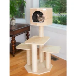 Armarkat Real Wood Premium Model S4203 Scots Pine, Solid Wood Cat Tree, 46" Tall -PawHut Store GUEST 78eb1d97 9af7 4beb 90c7 d4735a1eff88