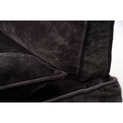 Precious Tails Modern Sofa Cat And Dog Bed - M - Charcoal 5 Precious Tails Modern Sofa Cat And Dog Bed - M - Charcoal - Image 5