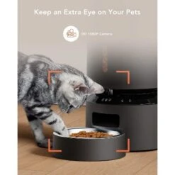 PETLIBRO Automatic Cat Feeder With Camera, 1080P HD Video & Night Vision, 5G WiFi Feeder With 2-Way Audio, Motion & Sound Alerts
