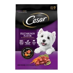 Cesar Filet Mignon Beef Steak Flavor With Spring Vegetable Garnish Adult Dry Dog Food -PawHut Store GUEST 7f1836c0 a08b 46db 9f48 c13507966262