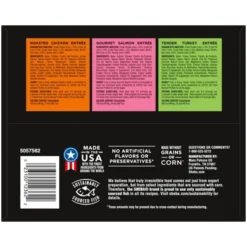 Sheba Perfect Portions Cuts In Gravy Chicken, Salmon & Turkey Entrée Premium Wet Cat Food - 2.6oz/24ct Variety Pack