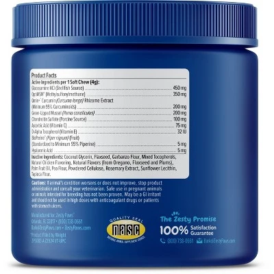 Zesty Paws Senior Advanced Hip & Joint Mobility Soft Chews For Dogs - Chicken Flavor - 90ct 1 Zesty Paws Senior Advanced Hip & Joint Mobility Soft Chews For Dogs - Chicken Flavor - 90ct