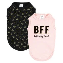 Luvable Friends Dog Pet Dog And Cats Cotton T-Shirts 2pk, Bff Hearts 19 Luvable Friends Dog Pet Dog And Cats Cotton T-Shirts 2pk, Bff Hearts -PawHut Store GUEST 8209da45 ce25 4565 b664 90eb86c145df