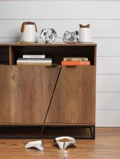 Nambe Pet Small Triangular Enameled Pet Bowl With Non-Slip Grips, Made With Nambe Alloy, Designed By Karim Rashid, 7" L X 7" W X 1.5" H 5 Nambe Pet Small Triangular Enameled Pet Bowl With Non-Slip Grips, Made With Nambe Alloy, Designed By Karim Rashid, 7" L X 7" W X 1.5" H -PawHut Store GUEST 82475d7f 6d66 4bc6 867b 725419e24b97