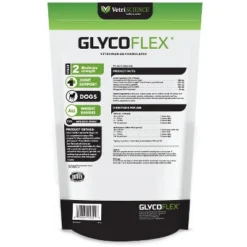 VetriScience GlycoFlex Stage 2 Hip And Joint Supplement For Working And Active Dog Breeds, Chicken Liver Flavor, 120 Chews