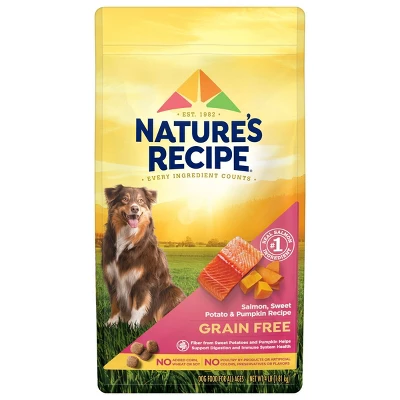 Nature's Recipe Grain Free Salmon, Sweet Potato & Pumpkin Recipe Dry Dog Food 3 Nature's Recipe Grain Free Salmon, Sweet Potato & Pumpkin Recipe Dry Dog Food - Image 3