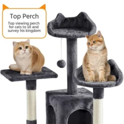 Yaheetech 72″ Height Cat Tree Cat Condos For Small/Medium Cats Dark Gray 12 Yaheetech 72″ Height Cat Tree Cat Condos For Small/Medium Cats Dark Gray -PawHut Store GUEST 847f4a42 9ba4 4279 857b 0fd02ce7b7ea