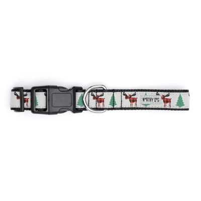 The Worthy Dog Buffalo Moose Adjustable Dog Collar 2 The Worthy Dog Buffalo Moose Adjustable Dog Collar - Image 2
