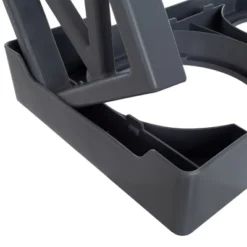 Elevated Dog Bowls Stand - Adjusts To 3 Heights For Small, Medium, And Large Pets - Stainless-Steel Dog Bowls Hold 34oz Each By PETMAKER (Gray) -PawHut Store GUEST 85e74573 e362 4a6a 8351 b74bd80557ae