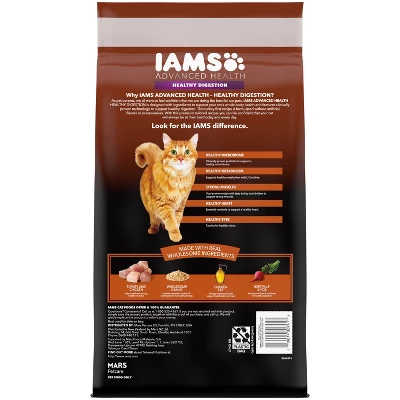 IAMS Advanced Healthy Digestion With Turkey & Chicken Flavour Adult Dry Cat Food - 7lbs 2 IAMS Advanced Healthy Digestion With Turkey & Chicken Flavour Adult Dry Cat Food - 7lbs - Image 2