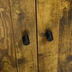 PawHut Rustic Farmhouse Cat Litter Box Furniture With Double Doors, Hidden Kitty Litter Enclosure Table, Darkness & Privacy, Wooden Pet End Table -PawHut Store GUEST 860747f2 8d52 4f97 a725 1382e467e97e