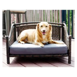 Iconic Pet Beds For Dogs And Cats - Rattan Maharaja Bed - Brown -PawHut Store GUEST 87e612cb 20ad 422e b491 2722ff6c8303
