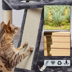Yaheetech 76"H Large Plush Cat Tree With Platforms For Kittens Cats -PawHut Store GUEST 88a82e36 c551 4a78 b556 74831b258854