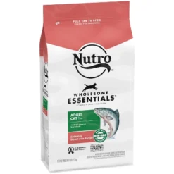 Nutro Wholesome Essentials Salmon & Brown Rice Recipe Adult Premium Dry Cat Food - 5lbs -PawHut Store GUEST 88cd650f b57c 4738 803b 63cde9d6f1f5