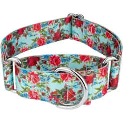 Country Brook Petz 1 1/2 Inch Vintage Roses Martingale Dog Collar -PawHut Store GUEST 89a7c94f 1caa 4609 86f6 3aaa75c2d7af
