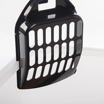 IRIS USA Open-Top Cat Litter Box With Shield 4 IRIS USA Open-Top Cat Litter Box With Shield - Image 4