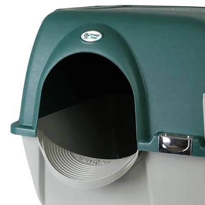 Omega Paw Elite Roll 'N Clean Self Cleaning Litter Box With Integrated Litter Step And Unique Sifting Grill 4 Omega Paw Elite Roll 'N Clean Self Cleaning Litter Box With Integrated Litter Step And Unique Sifting Grill - Image 4