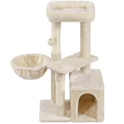 Yaheetech 33" Small Plush Cat Tree With Condo For Kittens -PawHut Store GUEST 8d97e4f4 8980 41bf 82c8 d0f6b4419f63