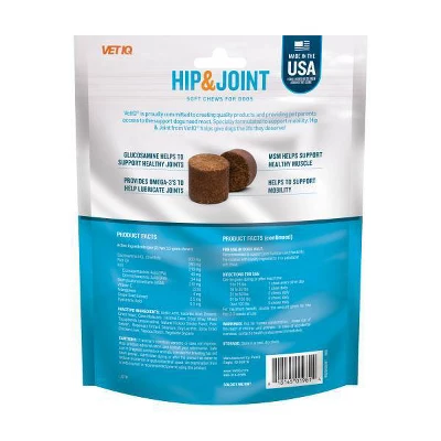 VetIQ Hip And Joint Dog Supplements - Smoke Chicken Flavor - 60ct 1 VetIQ Hip And Joint Dog Supplements - Smoke Chicken Flavor - 60ct
