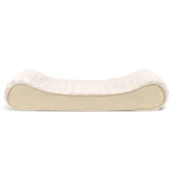 FurHaven Ultra Plush & Suede Luxe Lounger Memory Top Dog Bed