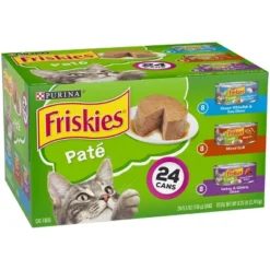 Purina Friskies Paté Wet Cat Food Fish, Tuna, Mixed Grill & Turkey - 5.5oz/24ct Variety Pack -PawHut Store GUEST 8f6ab280 4352 4103 88ed 3fc929e27640