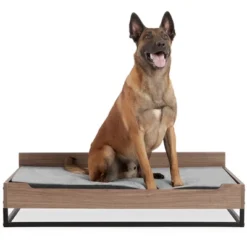 TailZzz Milo Wooden Pet Bed With Mattress Small / Medium Dog Bed -PawHut Store GUEST 902b90af 2200 4c1e 9f35 39eba1cea0e6