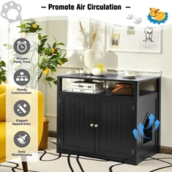 Costway Wooden Cat Litter Box Enclosure Hidden Cat Washroom W/ Storage Layer 17 Costway Wooden Cat Litter Box Enclosure Hidden Cat Washroom W/ Storage Layer -PawHut Store GUEST 90d8f0d5 b460 462d 9d71 50afea74c22a