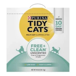 Purina Tidy Cats Free & Clean Unscented Multi-Cat Clumping Litter -PawHut Store GUEST 90f1da32 6444 41d4 81f2 09f656faab87