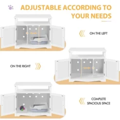 Yaheetech Pet Litter Box Enclosure With Storage Shelf 11 Yaheetech Pet Litter Box Enclosure With Storage Shelf -PawHut Store GUEST 913c0fd9 000b 41ea 9e24 0fabd1d1835d