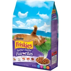 Purina Friskies Surfin&Turfin Favorites With Flavors Of Chicken, Whitefish, Salmon & Filet Adult Balanced Dry Cat Food -PawHut Store GUEST 91ff1e27 91ac 4aca b0b6 a0f97664e0f2