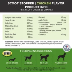 Pet Honesty Scoot Stopper Anal Gland Support Soft Chews For Dogs - Chicken Flavor, 90 Ct -PawHut Store GUEST 92d429ba a011 43f0 819e d3d949478b34