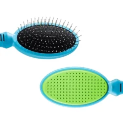 BOSHEL Dog Hair Brush & Pet Hair Remover – 2-In-1 Dog Grooming Brush With Safety Rounded Pins + Dog Hair Remover, Cleans The Hairy Mass
