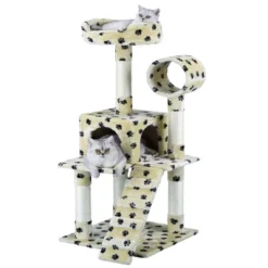 Go Pet Club 50" Cat Tree Condo With Sisal Covered Posts F75 -PawHut Store GUEST 939b6439 697a 4e34 9bbf 1a27602ee134
