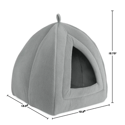 Pet Adobe Igloo Style Pet Tent For Cats, Gray 1 Pet Adobe Igloo Style Pet Tent For Cats, Gray
