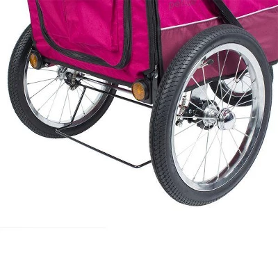 Petique All Terrain Cozy & Comfortable Pet Jogger Stroller With Tire Pump - Up To 77 LB 6 Petique All Terrain Cozy & Comfortable Pet Jogger Stroller With Tire Pump - Up To 77 LB - Image 6