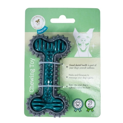 American Pet Supplies 6-Inch Dental TPR Double Layer Bone - Dog Toy For Light-Medium Chewers 3 American Pet Supplies 6-Inch Dental TPR Double Layer Bone - Dog Toy For Light-Medium Chewers - Image 3