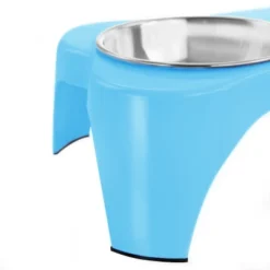 Gibson Home Bow Wow Meow 3 Piece Elevated Pet Bowl Dinner Set In Blue -PawHut Store GUEST 94cb4f56 ade1 43bb 8cb4 e58b4dc802f2