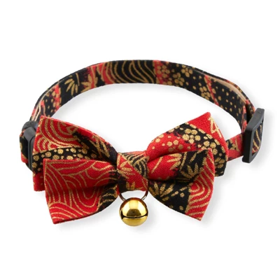 Necoichi Gilded Gold Bow Tie Cat Collar 10 Necoichi Gilded Gold Bow Tie Cat Collar - Image 10