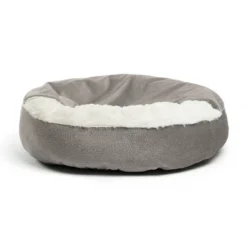 Best Friends By Sheri Cozy Cuddler Ilan Dog Bed - 24"x24" - Gray