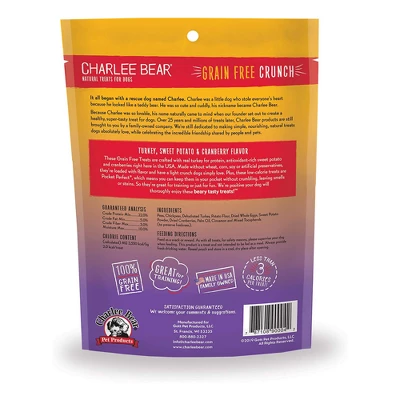Charlee Bear Grain-Free Crunch Training Dog Treats Variety 3 Pack - 8 Oz 3 Charlee Bear Grain-Free Crunch Training Dog Treats Variety 3 Pack - 8 Oz - Image 3