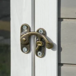 PawHut Wooden Wooden Cat House Feral Cat Shelter Kitten Condo With Escape Door, Porch And Flower Stand - Dark Gray/White 11 PawHut Wooden Wooden Cat House Feral Cat Shelter Kitten Condo With Escape Door, Porch And Flower Stand - Dark Gray/White -PawHut Store GUEST 9c1a9e9d ed92 4f25 9ebe 06d2e3be4014