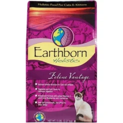Earthborn Holistic Feline Vantage Dry Cat Food - 5 Lbs