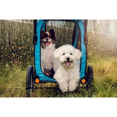 Petique All Terrain Cozy & Comfortable Pet Jogger Stroller With Tire Pump - Up To 77 LB 9 Petique All Terrain Cozy & Comfortable Pet Jogger Stroller With Tire Pump - Up To 77 LB - Image 9