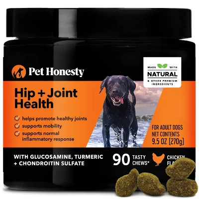 Pet Honesty Hip & Joint Health Max Strength Supplement Soft Chews For Dogs, 90 Ct 9 Pet Honesty Hip & Joint Health Max Strength Supplement Soft Chews For Dogs, 90 Ct - Image 9