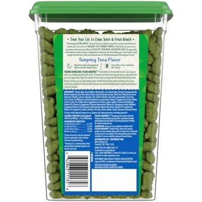 Greenies Tempting Tuna Flavor Dental Cat Treats 4 Greenies Tempting Tuna Flavor Dental Cat Treats - Image 4